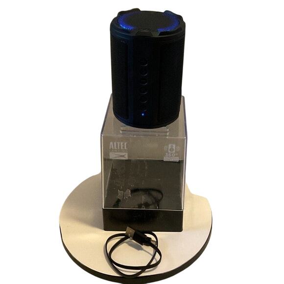 Altec Lansing IMW1100-BLK HydraMotion Bluetooth Speaker 360° LED IP67 Black - Picture 2 of 8